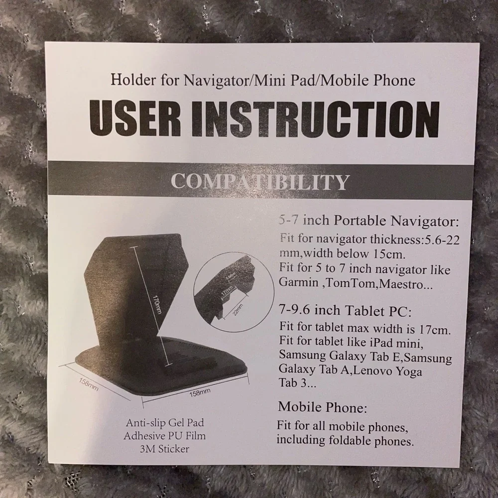 Phone/tablet car mount